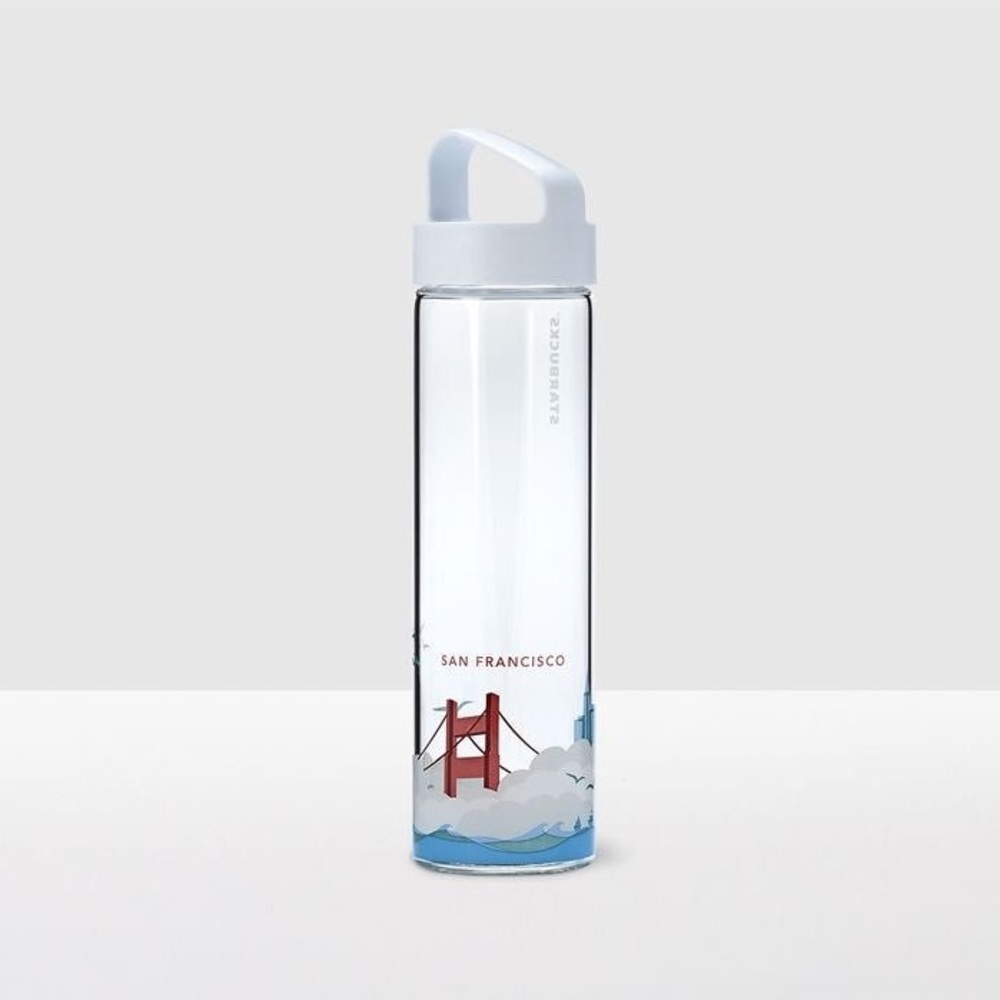 Starbucks You Are Here San Francisco glass bottle